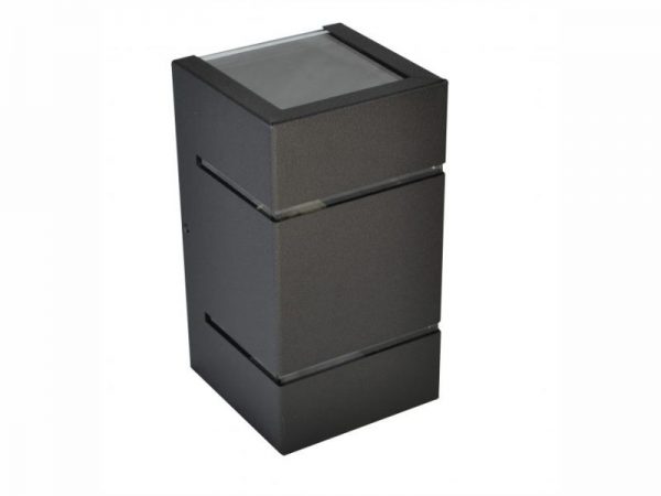 ARANDELA ACO 8X8X15CM PRETO RIOPRELUS 6203-206/8