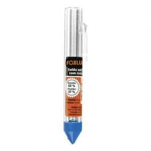 ESTANHO LIGA 63/37 TUBO C/4MT FOXLUX 2480