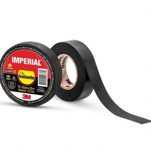 FITA ISOLANTE 3M 18X20 PRETA SLIM
