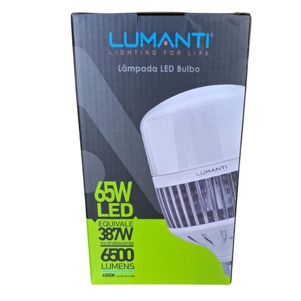 LAMPADA LED BULBO ECO 65W 6500K E27 LUMANTI