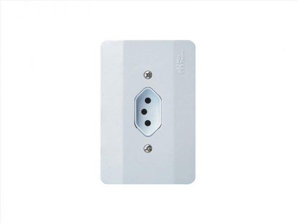 TOMADA 2P+T 10A 4X2 BR VERT MECTRONIC 39025