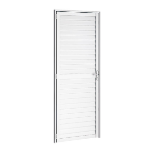 PORTA ALUM LAMINADA BRANCO 85X215 E HB P5142