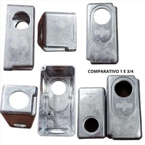 CONDULETE MULTIPLO S/TAMPA ALUM L1 200/033 TRAMONTINA