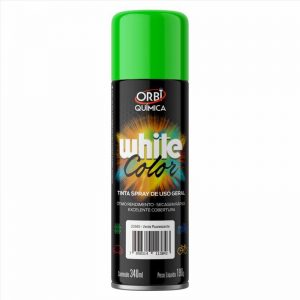 TINTA SPRAY FLUORECENTE VERDE 190G/340ML ORBI 20685