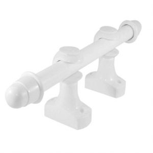 KIT VARAO CORTINA 2MT 19MM BRANCO RV