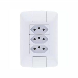 TOMADA TRIPLA 2P+T 10A 4X2 ARIA TRA 57241/076