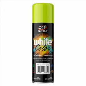 TINTA SPRAY FLUORECENTE AMARELO 190G/340ML ORBI 20689
