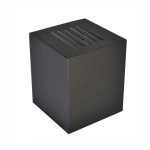 ARANDELA ACO 10X10X12CM PRETO RIOPRELUS 6207