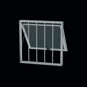 MAXIMOAR 50X50 C/GDE ALUMINIO BRANCO VITRALFER 6454.4