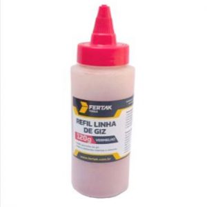 REFIL LINHA DE GIZ 120G VERMELHO FERTAK 6942
