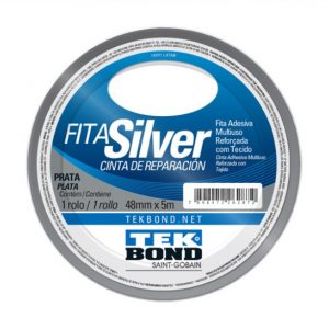 FITA SILVER TAPE PRATA 48MMX5M TEKBOND