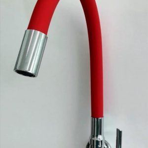 TORNEIRA COZ PAREDE B.FLEXIVEL 1/2 VERMELHA THAYGRA 1167