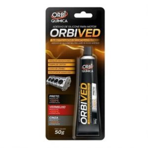 SILICONE ALT TEMP PRETO 50G ORBIVED P/ MOTOR 337