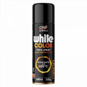 TINTA SPRAY ALTA TEMP. PRETO FO 220G/340ML ORBI 18759