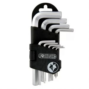 CHAVE ALLEN KIT 9PC FOXLUX 4726