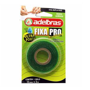 FITA ADESIVA DUPLA FACE 12MMX2M ULTRA ADELBRA