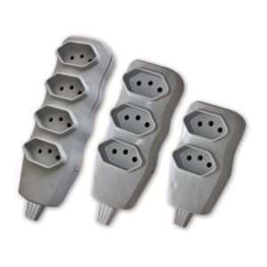 TOMADA EM BARRA 10A 2P+T FC 2 TOM 25935