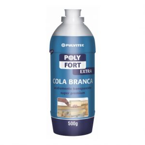 COLA BRANCA POLYFORT 500GR PULVITEC LA002