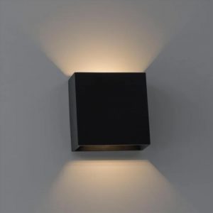 ARANDELA ACO 11X11X4CM PRETO RIOPREL 6205-212/11