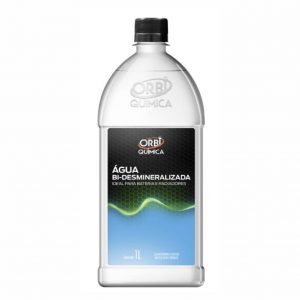 AGUA DESMINERALIZADA P/ BATERIAS E RADIADORES 1 LITRO ORBI 12873