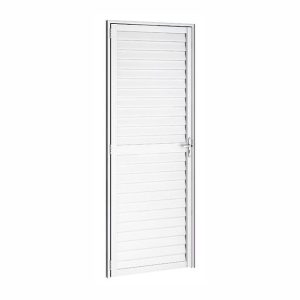 PORTA ALUM LAMINADA BRANCO 95X215 E HB P6363