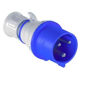 PLUGUE INDUSTRIAL 2P+T 16A 6H 250V AZ E3076