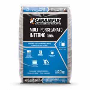 ARGAMASSA CERAMFIX INTERNA PORCELANATO 20KG