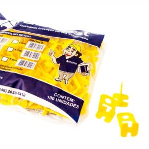 NIVELADOR BASE PISO 2MM AMARELO GERPLAST