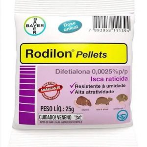 RATICIDA RODILON PELLETS 25G