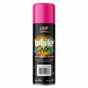 TINTA SPRAY FLUORECENTE ROSA MAGENTA 190G/340ML ORBI 20693