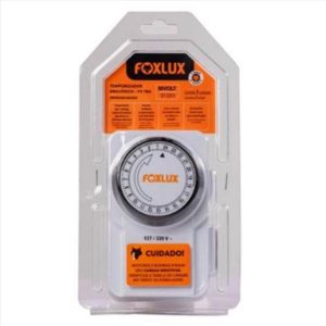 TIMER PROGRAMADOR ANALOGICO BIVOLT TEMPO FOXLUX 1601