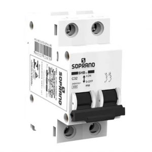 DISJUNTOR SOPRANO DIN BIPOLAR 2X63A 7063.21