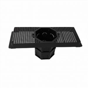 CAIXA OCTOGONAL FMD C/SUPORTE LAJE 30CM PT GERPLAST