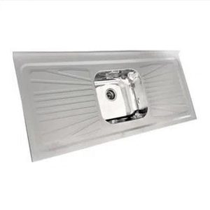 PIA INOX 1.80X0.52 C/CUBA FABRINOX PS1800