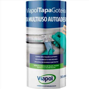 FITA MULTIUSO TAPA GOTEIRA SLEEVE 30CMX10M VIAPOL