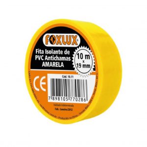 FITA ISOLANTE 19X10 AMARELA FOXLUX 1011