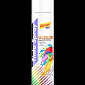 TINTA SPRAY USO GERAL BRANCO FOSCO 400ML/240G MUNDIAL