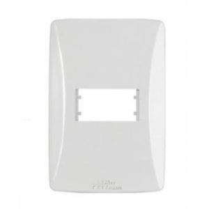 PLACA 4X2 1 MODULO HORIZ PETRA 82001H