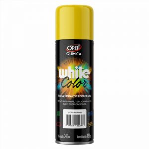 TINTA SPRAY USO GERAL AMARELO 190G/340ML ORBI 18752