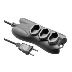 EXTENSAO 2P 3TOM 10A 2M CZA MECTRONIC 39395