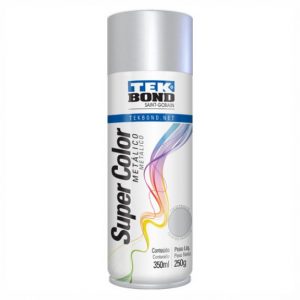 TINTA SPRAY PRATA METALICO 350ML TEKBOND