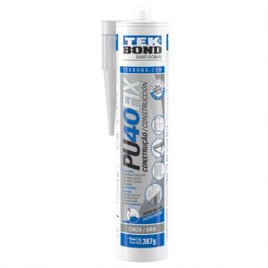 SILICONE PU40 FIX CINZA 387G/280ML TEKBOND