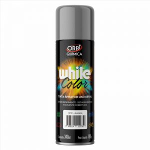 TINTA SPRAY USO GERAL ALUMINIO 190G/340ML ORBI 18751