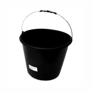 BALDE PLAST REFORCADO 12L PRETO GERPLAST 1219
