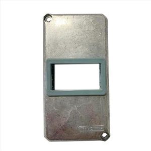 TAMPA CONDULETE 1 MODULO ALUM HORIZONTAL LIZ/LUX 1 117/046 TRAMONTINA