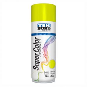 TINTA SPRAY AMARELO FLUORESCENTE 350ML TEKBON