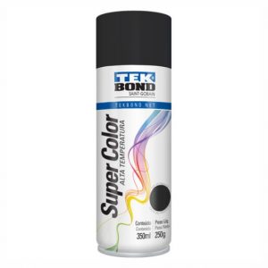TINTA SPRAY ALT TEMP PRETO FO 350ML TEKBOND