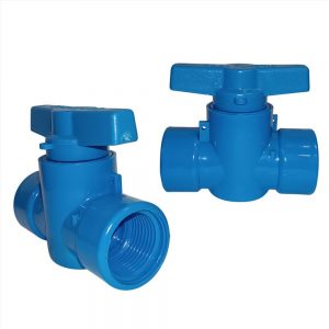 REGISTRO BORBOLETA ROSCA INTERNA FF 3/4 AZUL DOAL