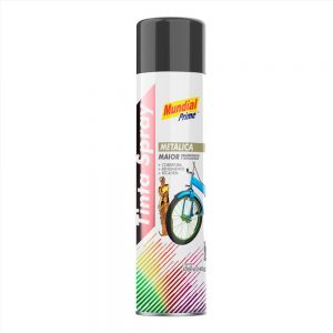 TINTA SPRAY METALICA GRAFITE 400ML/240G MUNDIAL