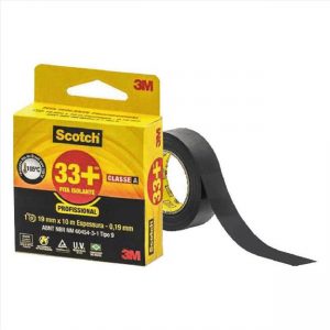 FITA ISOLANTE 33+ 19X10 PRETA 3M